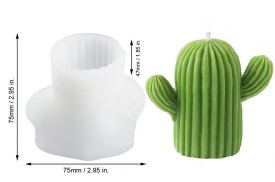 Molde silicona flexible CACTUS grande 